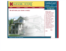 Tablet Screenshot of klingerhomes.com